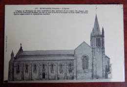 Cpa Mortagne : L'église - Mortagne Sur Sevre