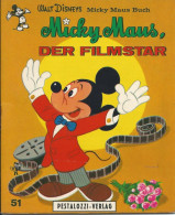 Kleines Buch Micky Maus Der Filmstar Von Walt Disney Nr.51 Pestalozzi Verlag 1970 - Walt Disney