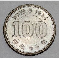 JAPON - Y 79 - 100 YEN 1964 - Année 39 De L'ère Shōwa -  JEUX OLYMPIQUES - ARGENT - TTB - Japan