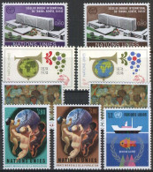 UNO GENF 1974 Mi-Nr. 37-45 ** MNH Kompletter Jahrgang/complete Year Set - Ungebraucht