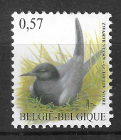 Belgium 2002 MiNr. 3186  Belgien Birds Buzin The Black Tern (Chlidonias Niger) 1v MNH** 1.60€ - Albatrosse & Sturmvögel