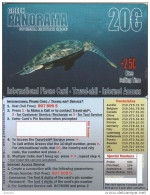 GREECE - Green Turtle, Greek Panorama, DPS Global Prepaid Card 20 Euro(reverse 1), Tirage 2000, Sample - Tartarughe