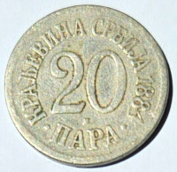 Serbia 20 Para 1884 - Serbien