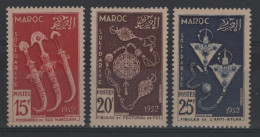 Maroc - N°320 à 322 - * Neufs Avec Trace De Charniere - Cote 10.50€ - Unused Stamps