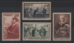 Maroc - N°335 à 338 - * Neufs Avec Trace De Charniere - Cote 12.75€ - Unused Stamps
