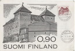 Finland Suomi 1982 Maximum Card, Häme Castle - Maximum Cards & Covers