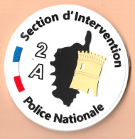 Ecusson PVC POLICE NATIONALE SECTION D INTERVENTION AJACCIO 2A CORSE - Polizia