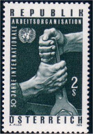 154 Austria 1969 ILO OIT Travail Labour MNH ** Neuf SC (AUT-83) - ILO