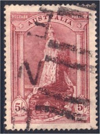 151 Australia Elizabeth 5sh Red Brown (AUS-283) - Used Stamps