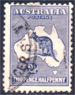 151 Australia Kangaroo 2 1/2d Wide A 1913 (AUS-81) - Ongebruikt