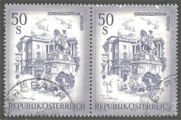 154 Austria 1973 Chutes Eau Myra Waterfalls Paire (AUT-550c) - Used Stamps