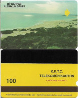 North Cyprus - Alcatel - K.K.T.C. - Dipkarpas Altinkum Sahili, 1998, 100U, Used - Chypre