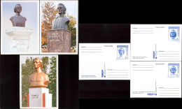 Moldova 2024 Mihai Eminescu Set Of 3 Pre-paid Postcards - Moldavia