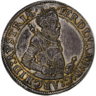Landgraviat De Haute-Alsace, Ferdinand II, Thaler, 1584-1595, Ensisheim, Argent - Taler Et Doppeltaler