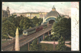 AK Berlin-Schöneberg, Nollendorfplatz Mit Hochbahn  - Métro