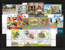 Israel Lot Of 14 Stamps MNH With Tabs - Nuovi