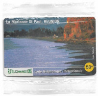 Reunion - Torc Telecom - La Marianne St-Paul (Reverse Ref.  ''Expiration 11 Mois''), Remote Mem. 50₣, 2.000ex, NSB - Reunion