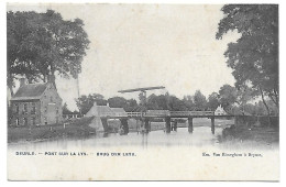 CPA Deurle, Pont Sur La Lys - Sint-Martens-Latem