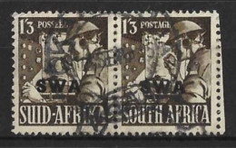 S.W.A... ...KING GEORGE VI..(1936-52..).....1/3 X PAIR......SG120......CDS.....VFU.. - Südwestafrika (1923-1990)