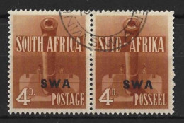 S.W.A... ...KING GEORGE VI..(1936-52..).....4d  X PAIR......SG118.......CDS.....VFU.. - Südwestafrika (1923-1990)