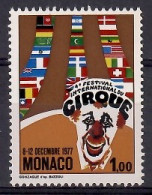 Monaco 1977 Mi 1293 MNH  (ZE1 MNC1293) - Circus