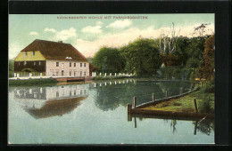 AK Berlin-Rahnsdorf, Rahnsdorfer Mühle Mit Paradiesgarten  - Koepenick