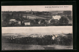 AK Reinsberg, Panorama  - Reinsberg (Sachsen)