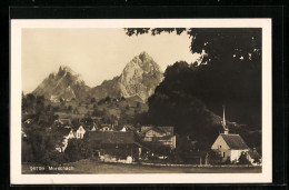 AK Morschach, Teilansicht Mit Alpenbergen - Morschach