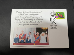 16-6-2024 (61) (Kate) Princess Of Wales (Princess Kate) Personel Message + King Parade (2 Covers) - 20 Cents
