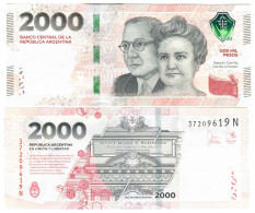 Argentina 2000 Pesos 2023 UNC (repositioned Numeral) - Argentine
