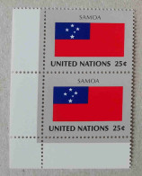 Ny88-03 : Nations-Unies New-York - Samoa Avec Bdf (papier Avec Fils De Soie) - Nuevos