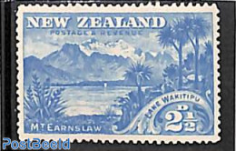 New Zealand 1898 2.5p, Mt Earnlaw, Stamp Out Of Set, Unused (hinged) - Ongebruikt