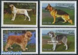 Uzbekistan 2006 Dogs 4v, Mint NH, Nature - Dogs - Uzbekistan