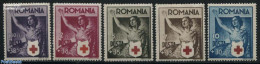 Romania 1941 Red Cross 5v, Mint NH, Health - Red Cross - Unused Stamps