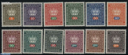 Liechtenstein 1968 On Service 12v, Mint NH - Autres & Non Classés