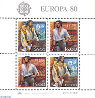 Portugal 1980 Europa, Explorers S/s, Mint NH, History - Transport - Europa (cept) - Explorers - Ships And Boats - Ongebruikt