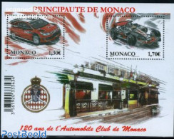 Monaco 2009 Automobile Club Of Monaco S/s, Mint NH, Sport - Transport - Autosports - Sport (other And Mixed) - Automob.. - Neufs