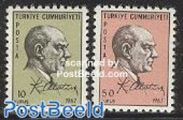 Türkiye 1967 Ataturk 2v, Mint NH - Altri & Non Classificati