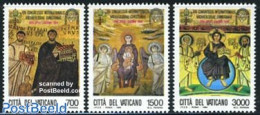 Vatican 1994 Archaeology Congress 3v, Mint NH, Religion - Religion - Nuovi