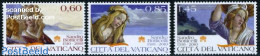 Vatican 2010 Sandro Botticelli 3v, Mint NH, Art - Paintings - Ungebraucht