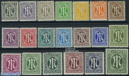 Germany, Federal Republic 1945 Definitives, German Prints 20v, Unused (hinged) - Ungebraucht