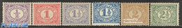 Netherlands 1899 Definitives 6v, Unused (hinged) - Unused Stamps