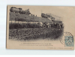 Catastrophes Des PONTS DE CE : 4 Août 1907, Arrivée De La Machine De Secours Pour Enlever Les Wagons - Très Bon état - Les Ponts De Ce