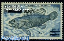 Benin 2008 Fish Overprint 1v, Mint NH, Nature - Fish - Nuovi