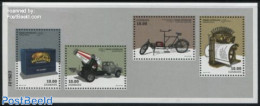 Denmark 2015 Danish Inventions S/s, Mint NH, Sport - Transport - Cycling - Automobiles - Ungebraucht