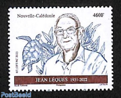 New Caledonia 2023 Jean Lèques 1v, Mint NH, Nature - Turtles - Neufs