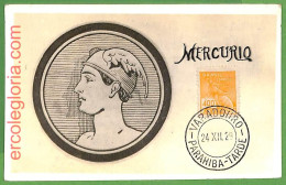 14869 - BRAZIL -  MAXIMUM CARD - 1929 - Mercury MITHOLOGY - Maximum Cards
