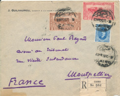 Egypt Registered Cover Sent To France 31-3-1926 - Cartas & Documentos