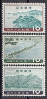 JAPAN 720-722,unused - Isole