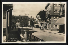 AK Göppingen, Partie B. D. Unt. Graben-Marktstrasse  - Goeppingen